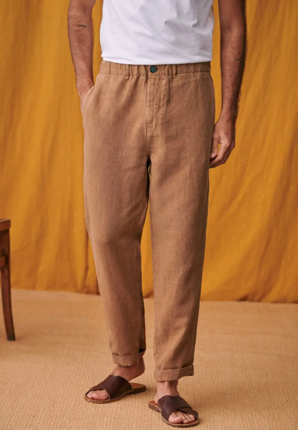 Trousers-Camel