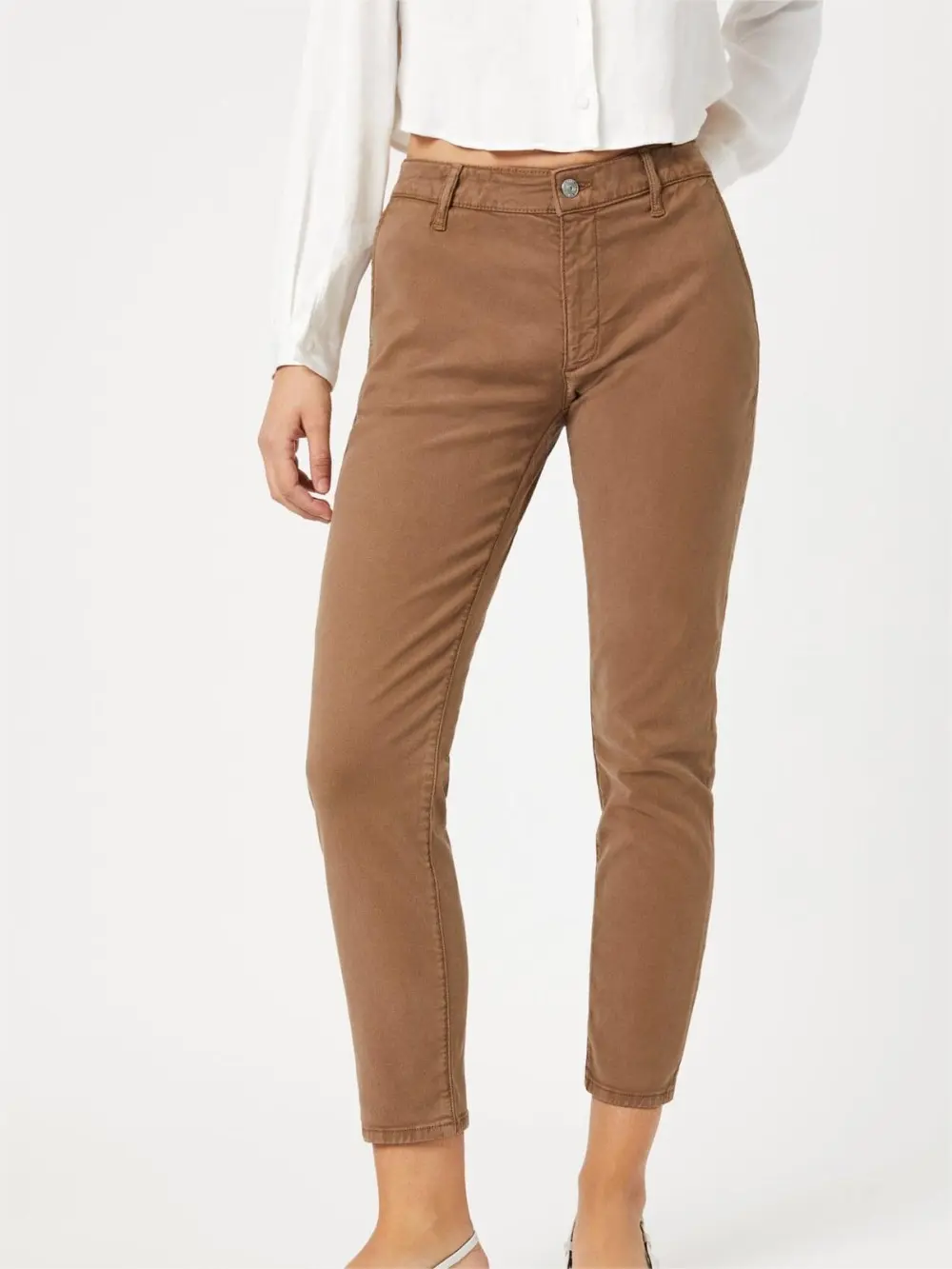 Cotton Slim Chino Pants