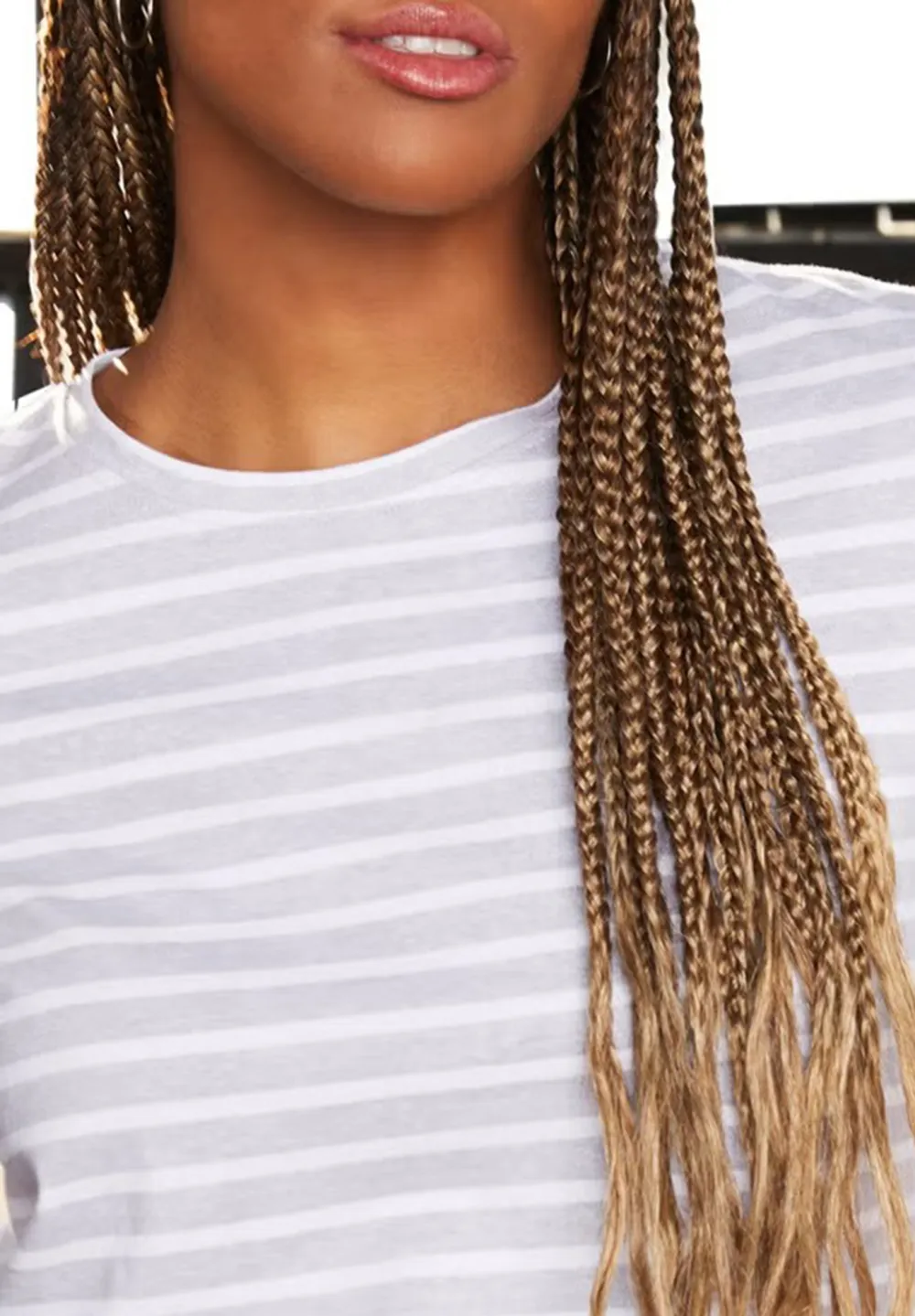 Striped Loose Women'S Top