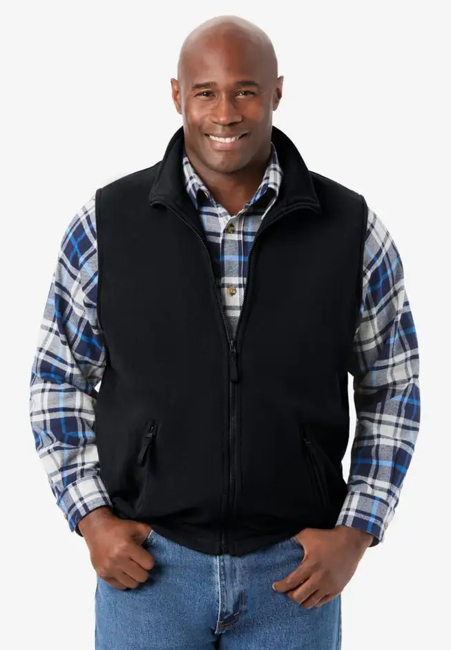 Explorer Plush Fleece Zip Vest