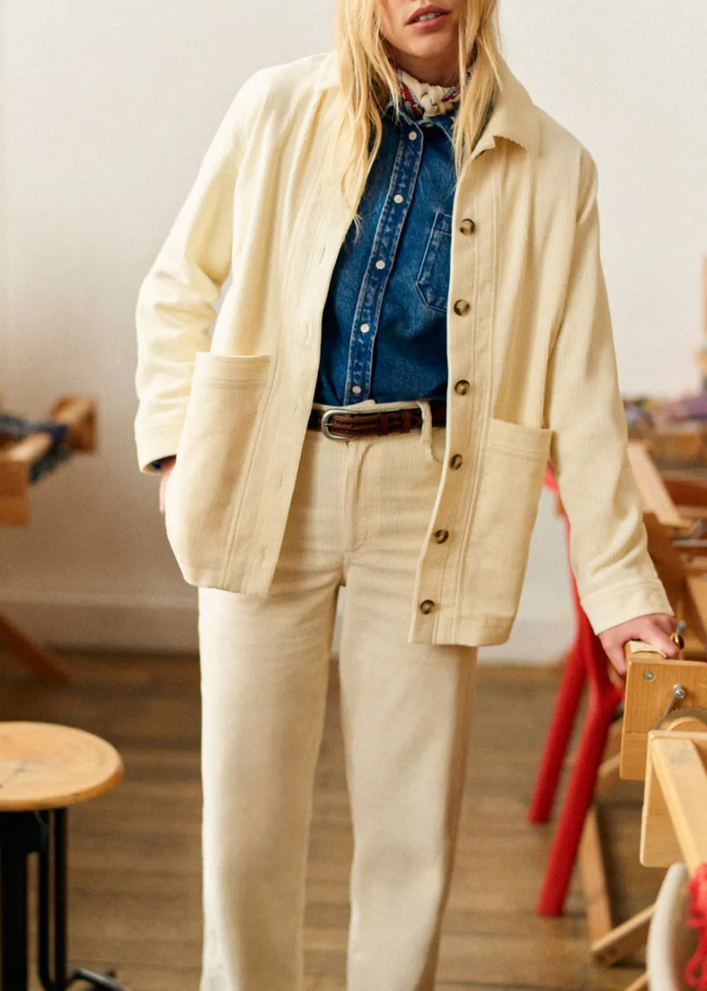 High-Rise Straight-Leg Loose Jeans