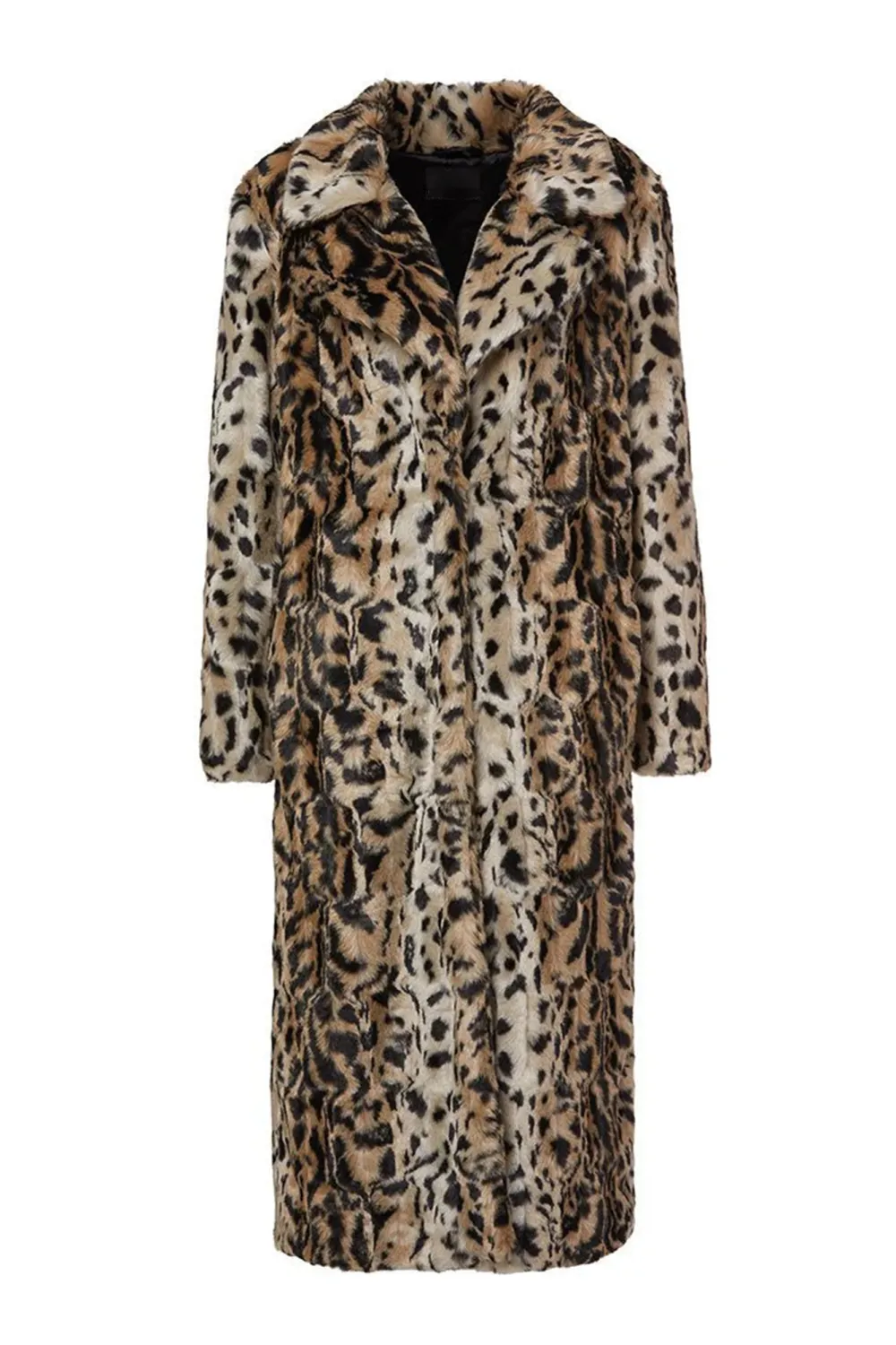 Leopard Print Plush Suit Soft Jacket