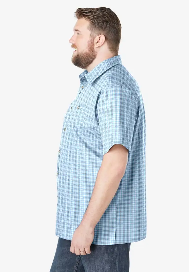 Check Short-Sleeve Sport Shirt