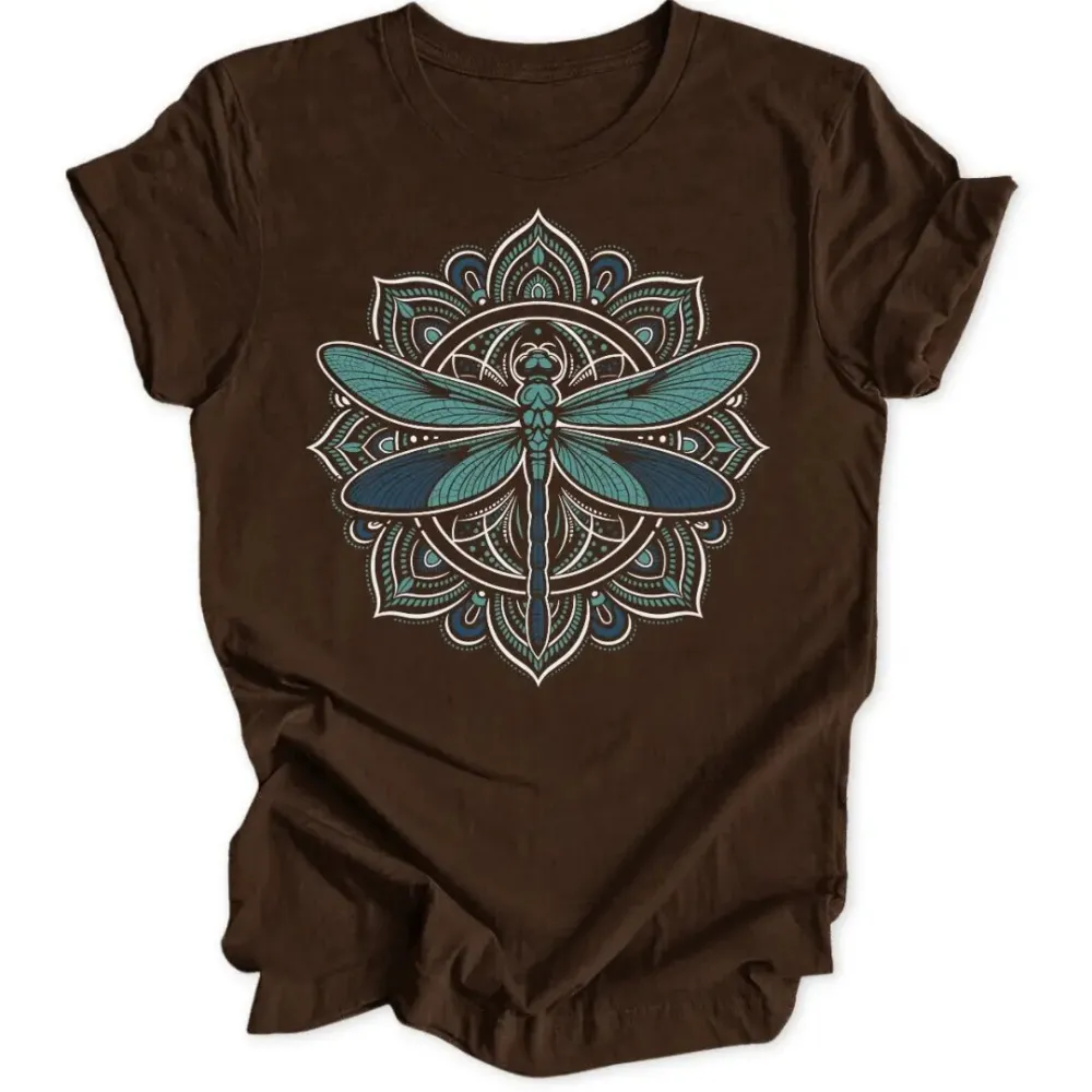 Dragonfly Mandala Unisex T-Shirt