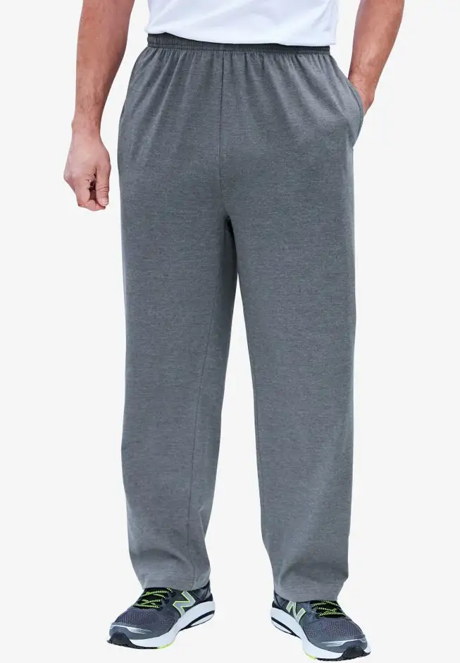 Lightweight Jersey Open Bottom Sweatpants