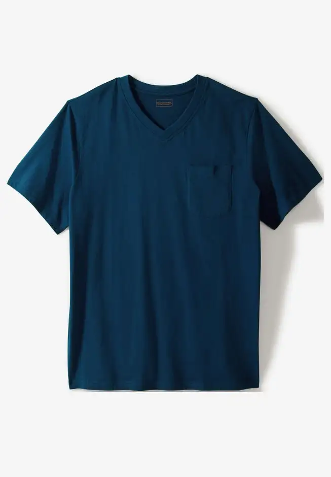 Heavyweight Pocket V-Neck Tee