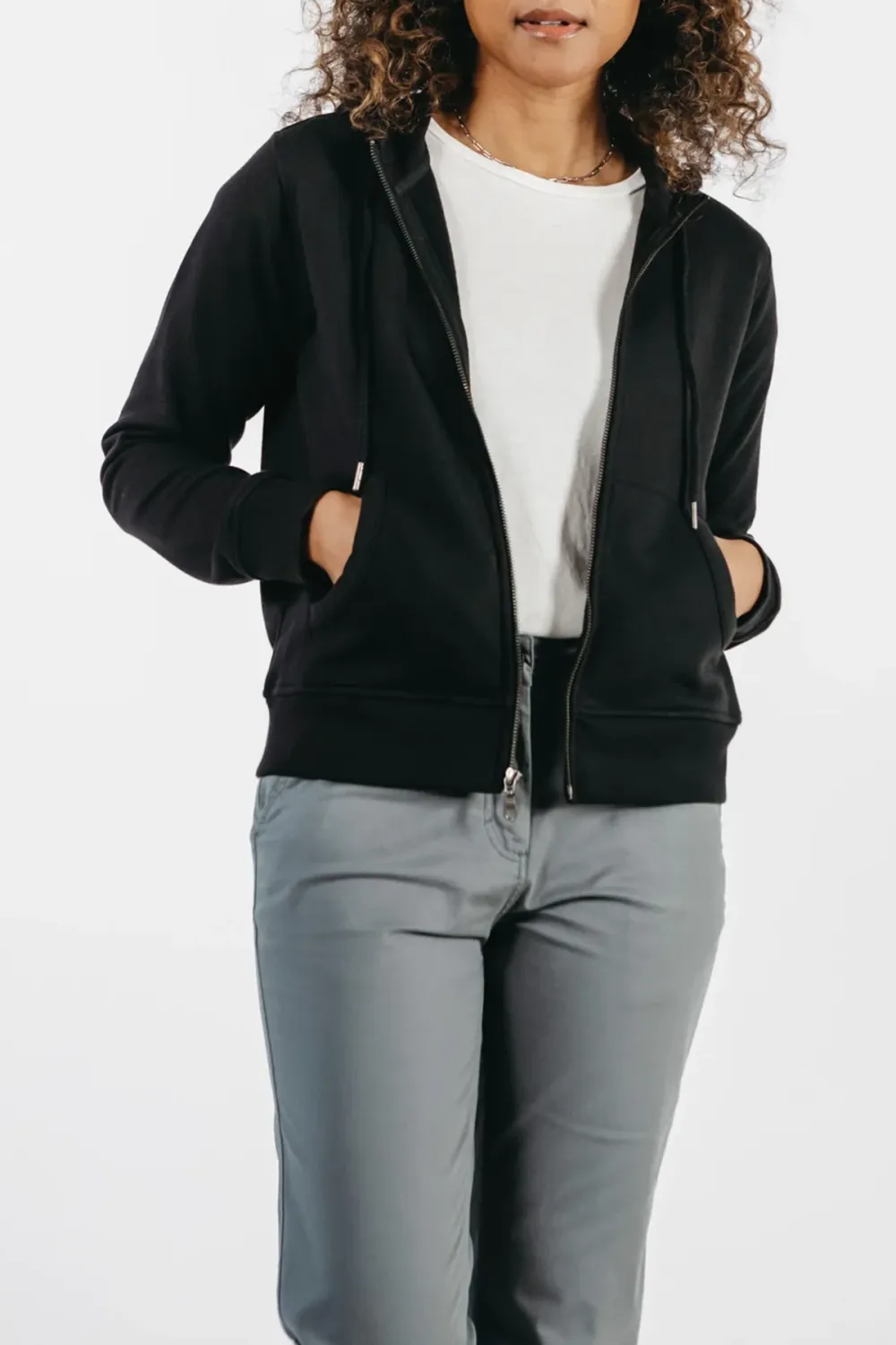 The Black Cotton Hoodie