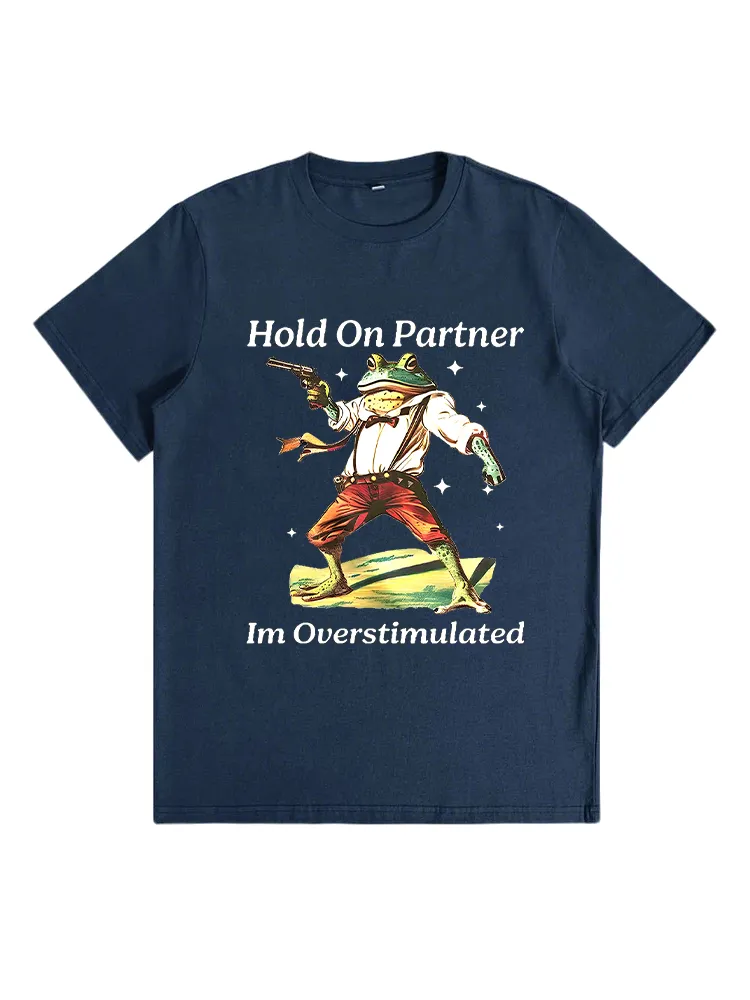 Strong Frog Print T-Shirt