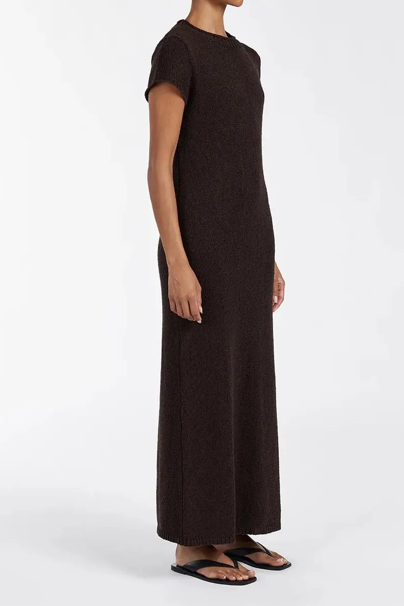 KNIT MIDI DRESS