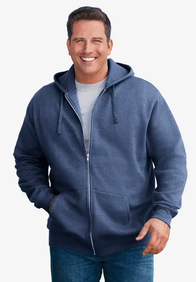 Fleece Zip-Front Hoodie