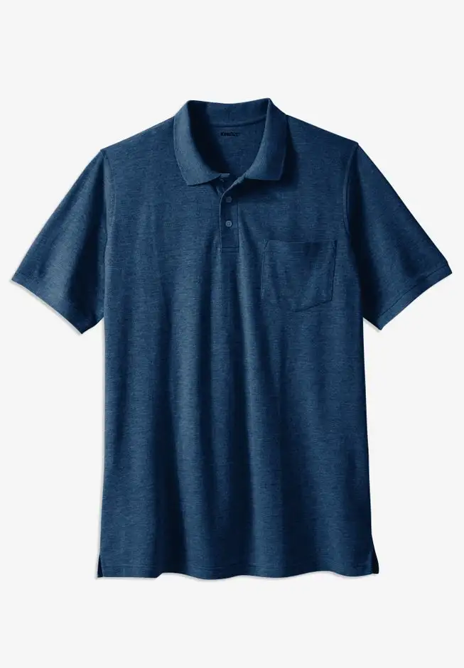 Longer-Length Shrink-Less™ Cotton Polo
