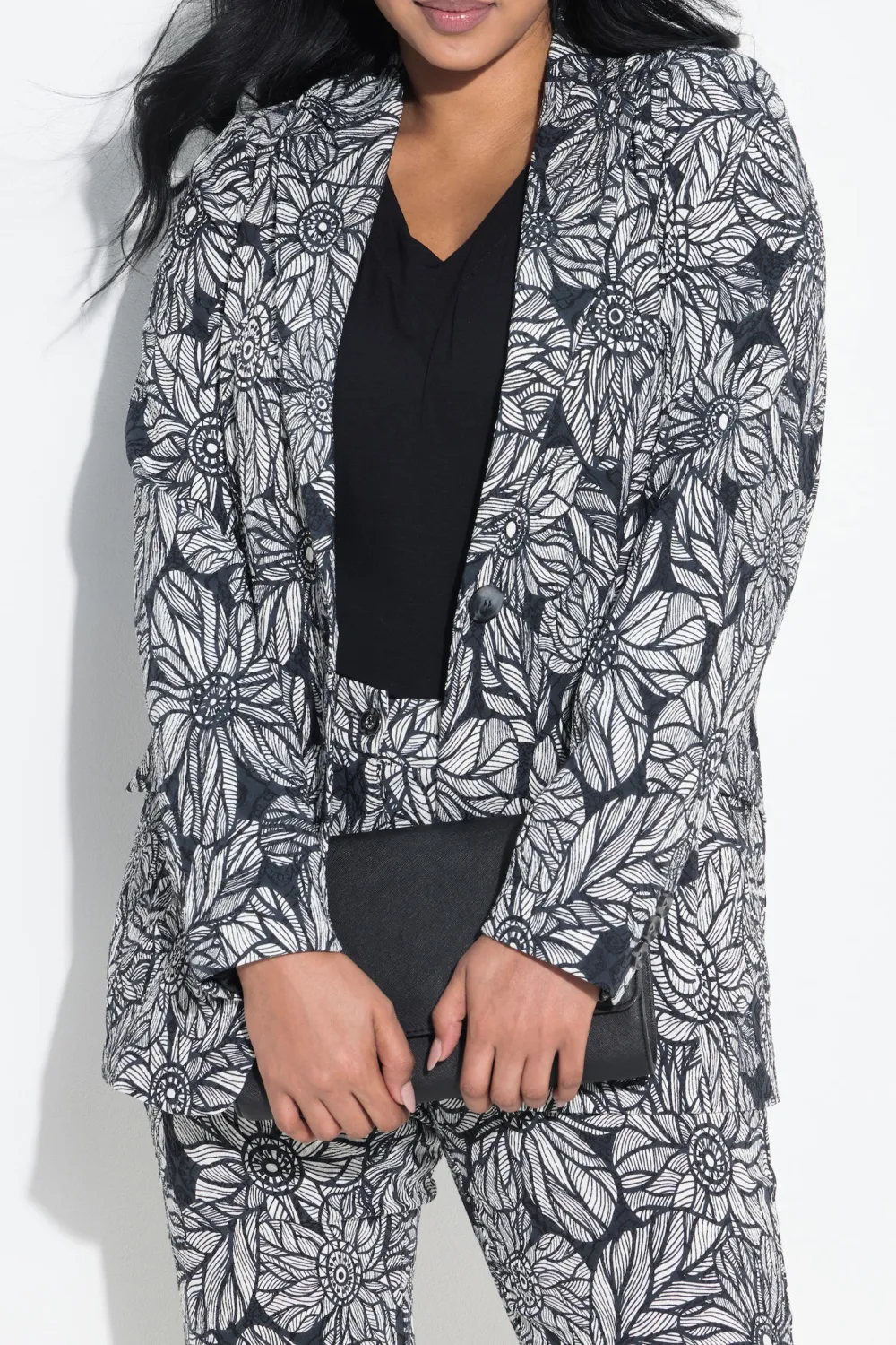 Single Breasted Fully Printed Jacket