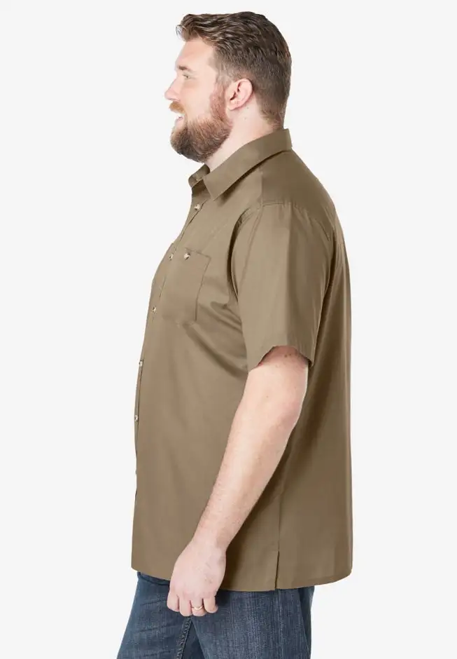 Short-Sleeve Pocket Sport Shirt