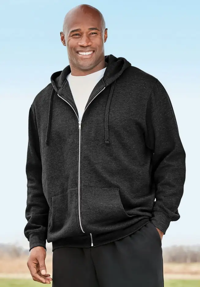 Fleece Zip-Front Hoodie