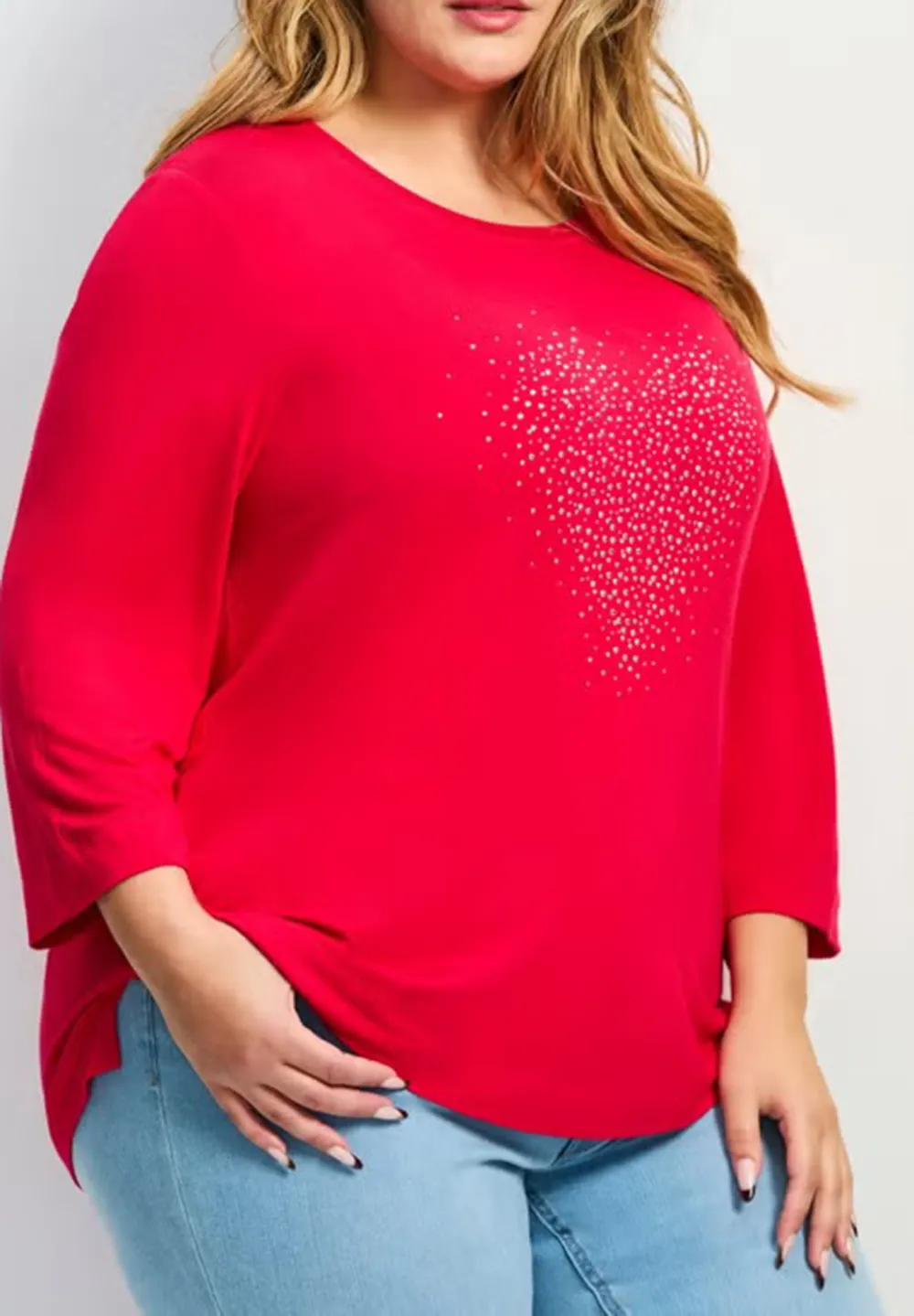 Round Neck Knitted T-Shirt
