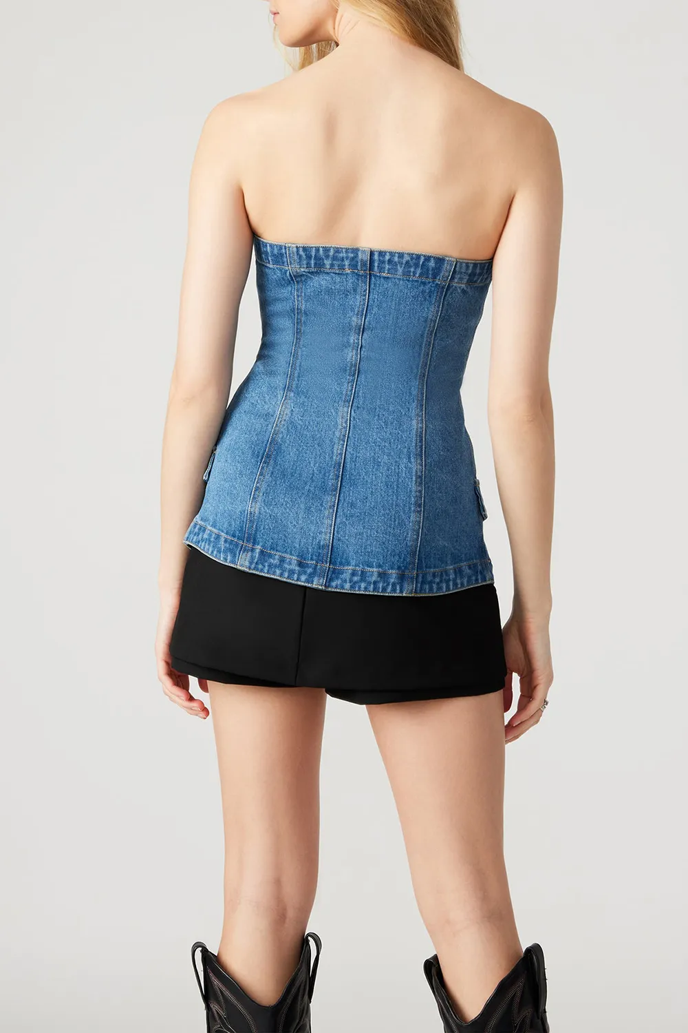 Blue Denim Top