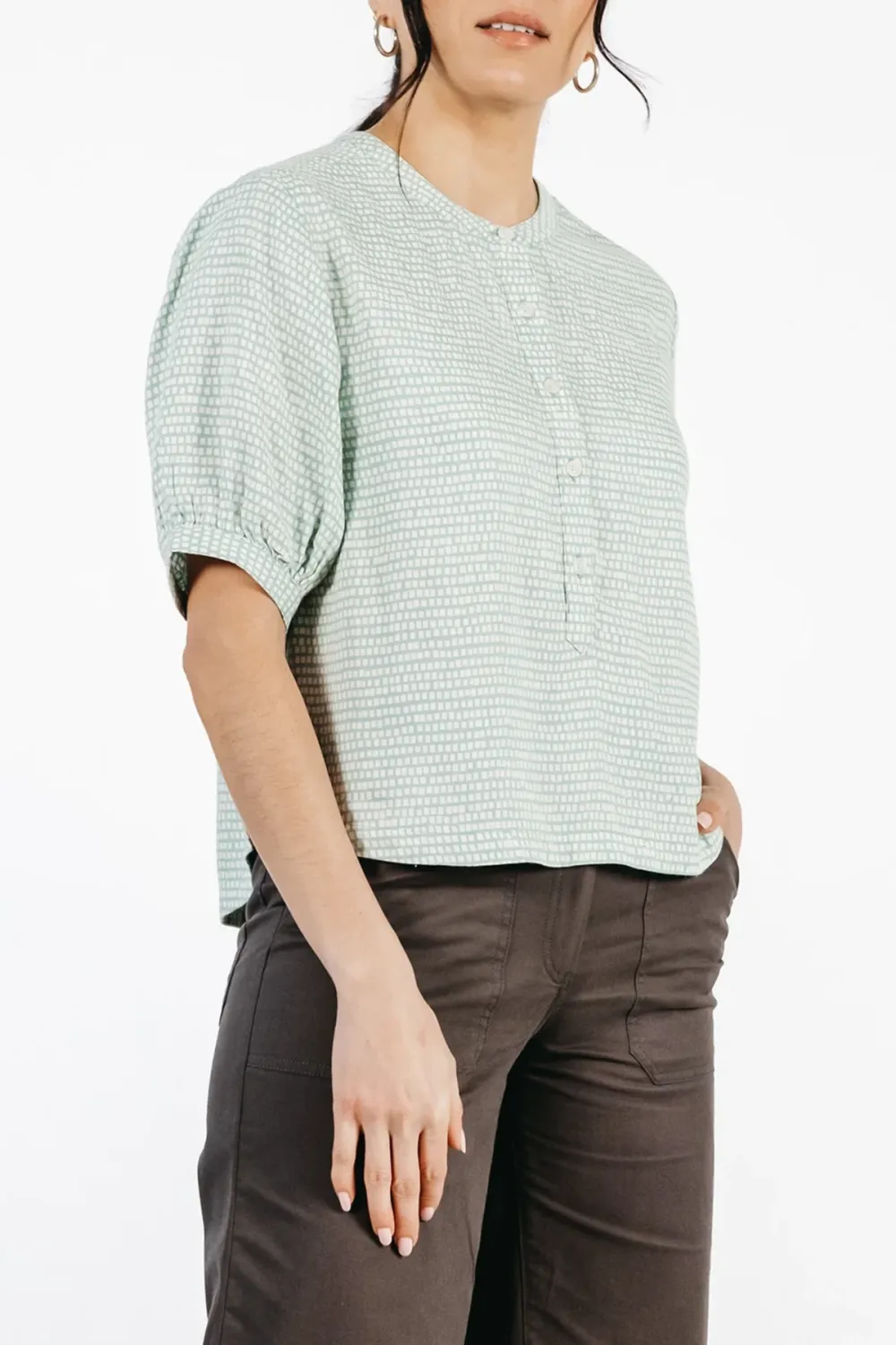 The Commuting Button Front Shirt