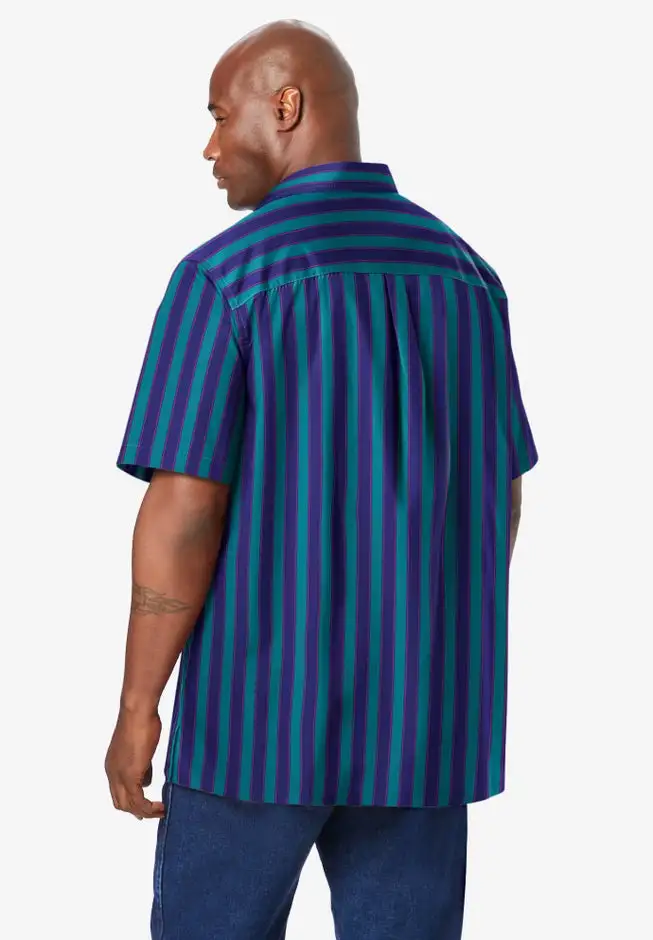 Striped Short-Sleeve Sport Shirt