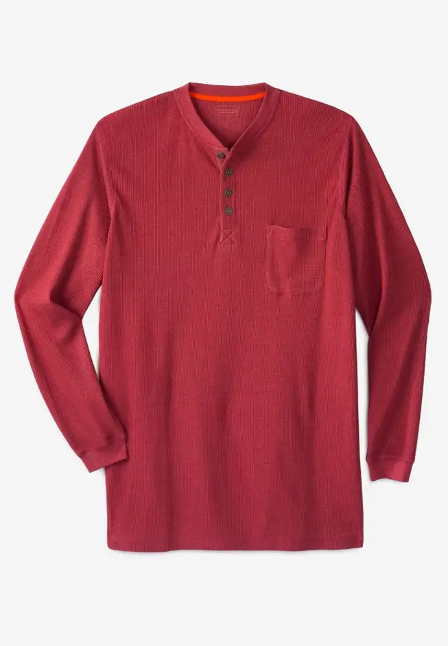 Thermal Pocket Longer-Length Henley