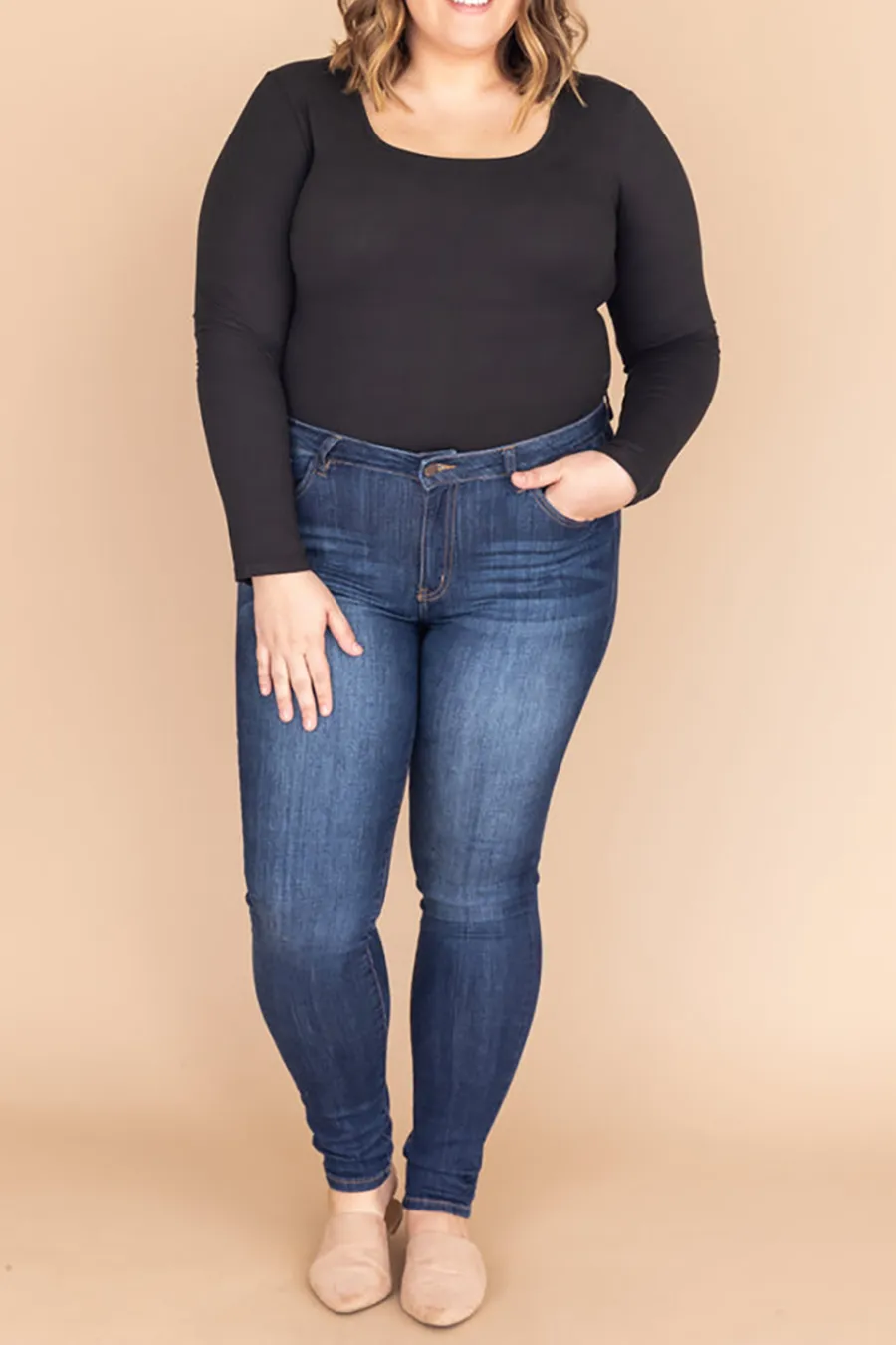 Dark Wash Skinny Jeans