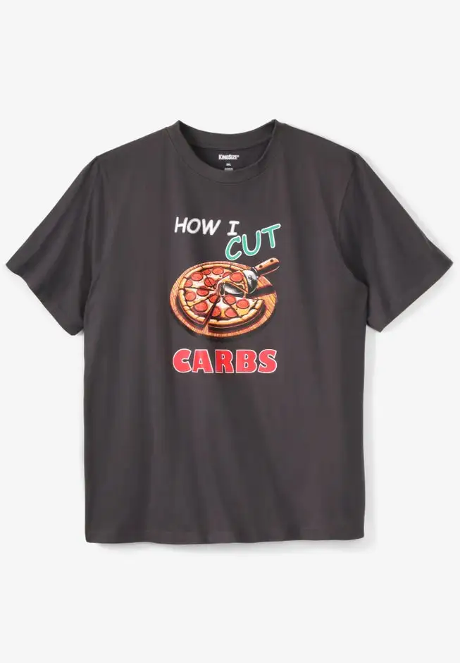 KingSize Slogan Graphic T-Shirt