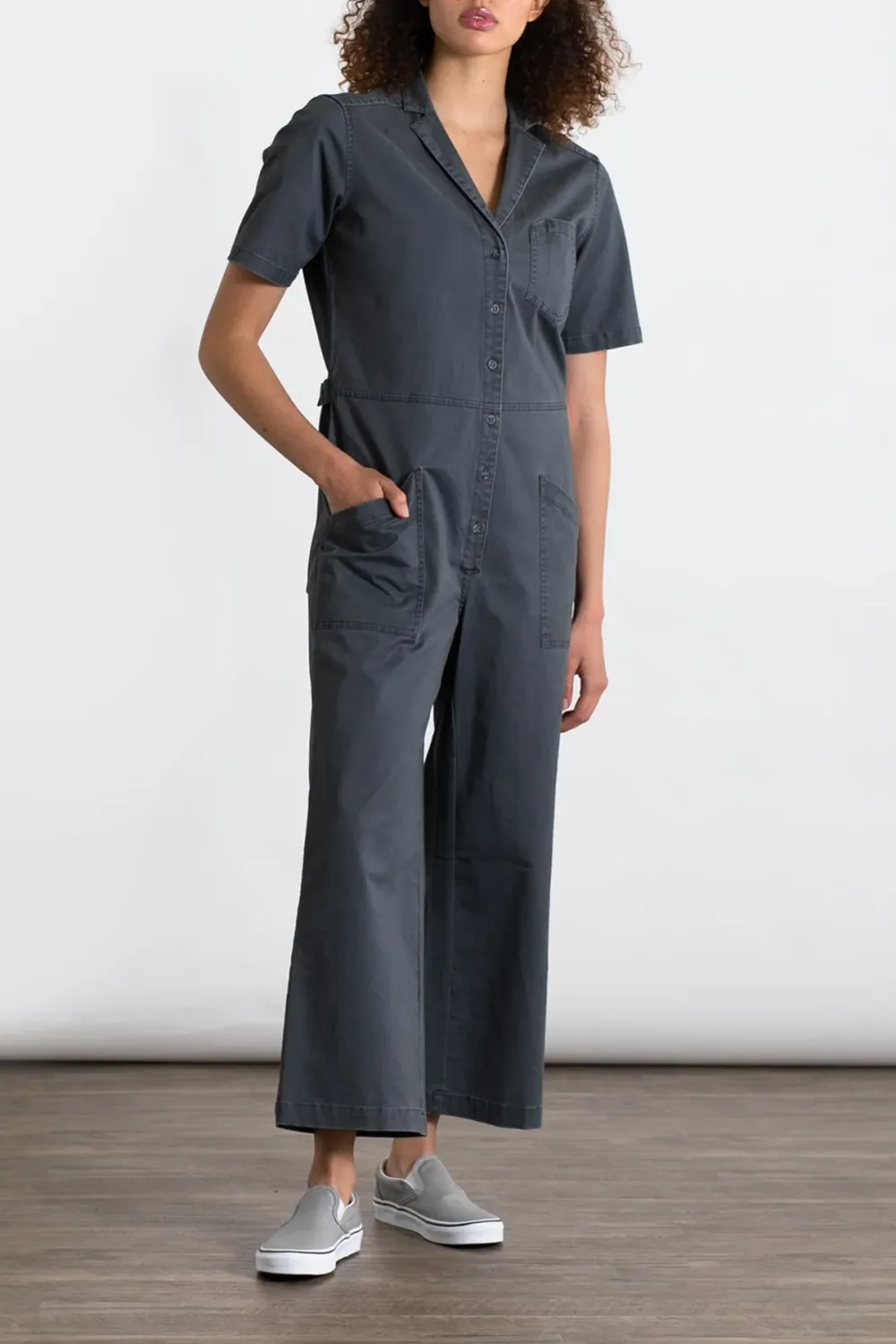 The V-Neck Utility Jumpsuit