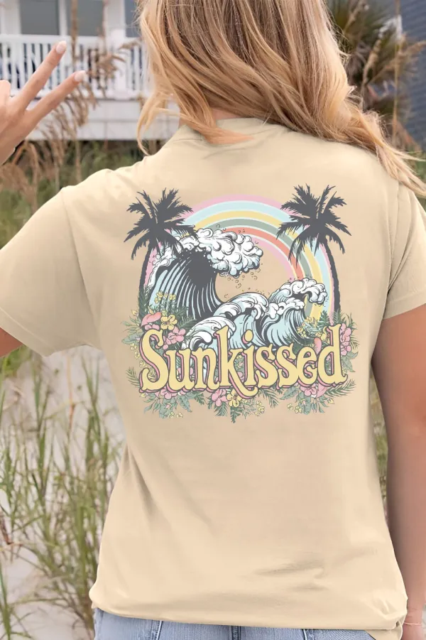 Sunkissed Beach - Back Printed Tee