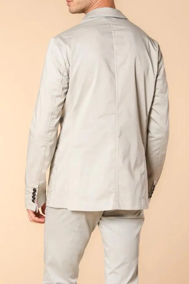 Men's Business Casual Fashion Pearl Grey Blazer