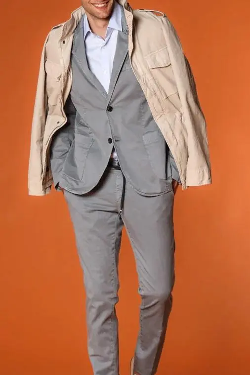 Air Force Blue Men's Cotton Fashion Blazer