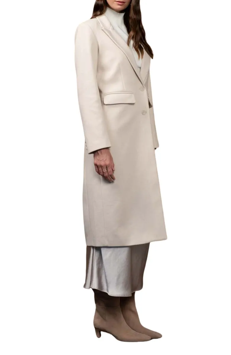 Notched Collar Coat