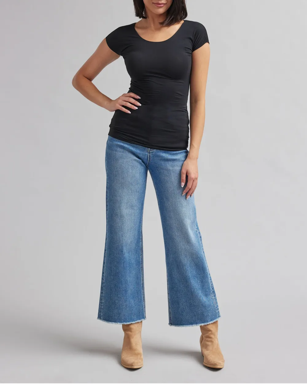 Versatile Crew Neck T-Shirt