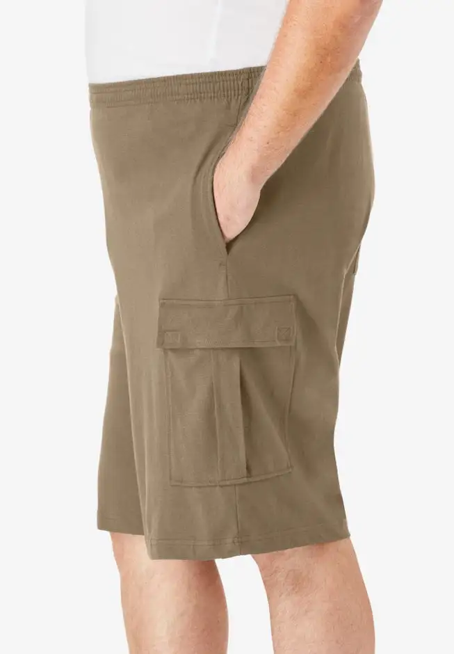 Lightweight Jersey Cargo Shorts