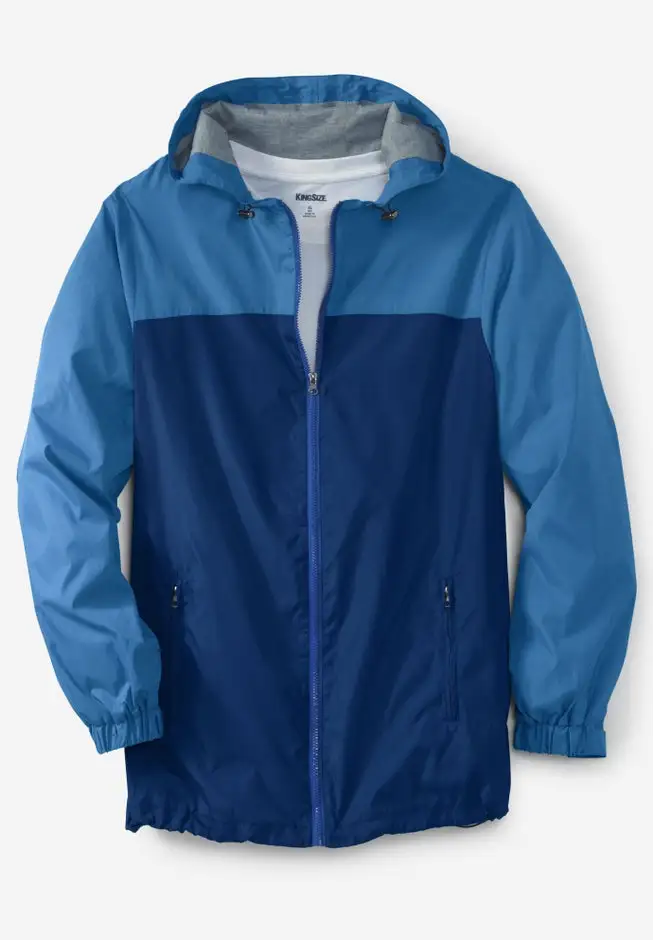 Jersey-Lined Windbreaker