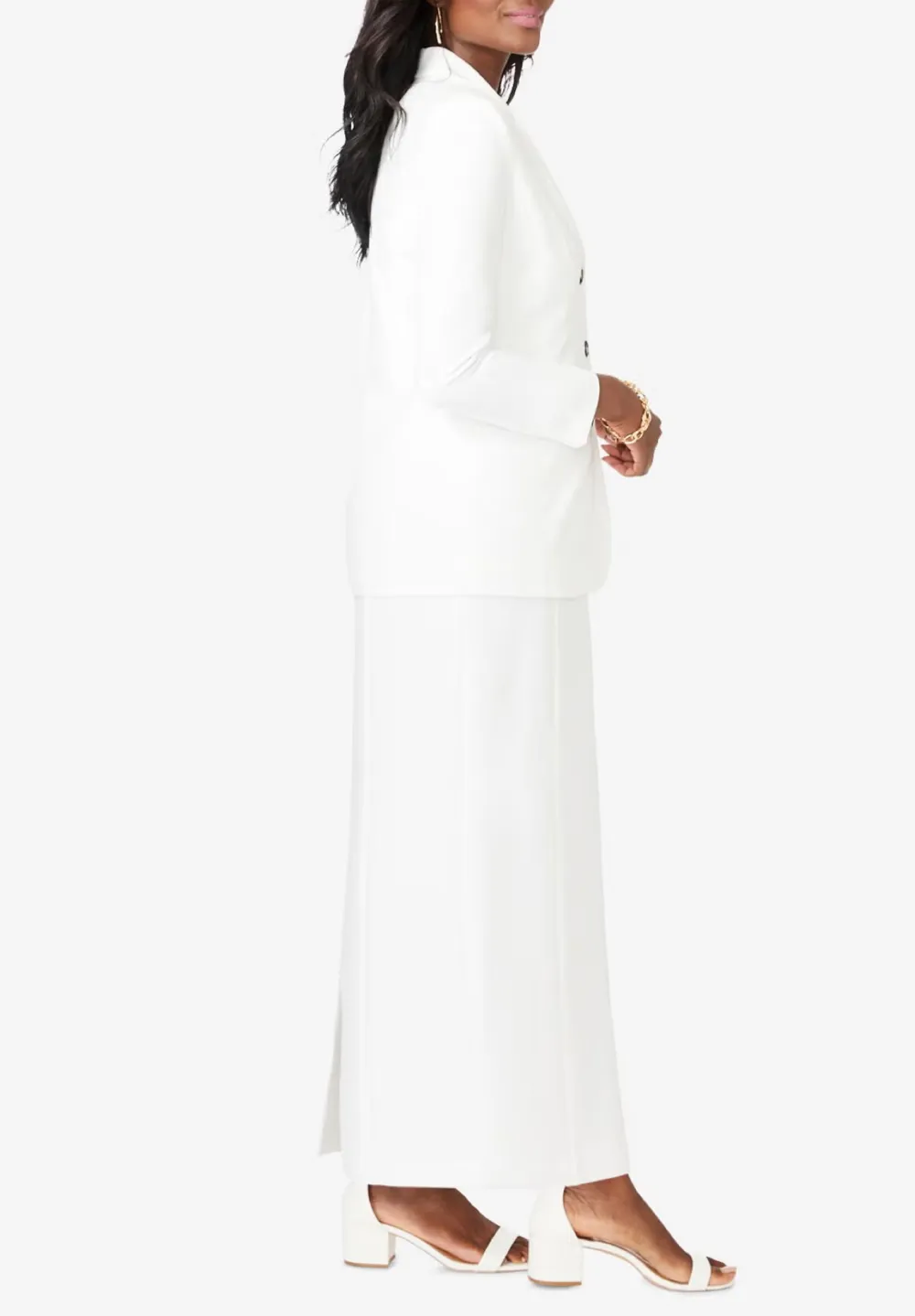 Solid Color Two-Piece Dress Set
