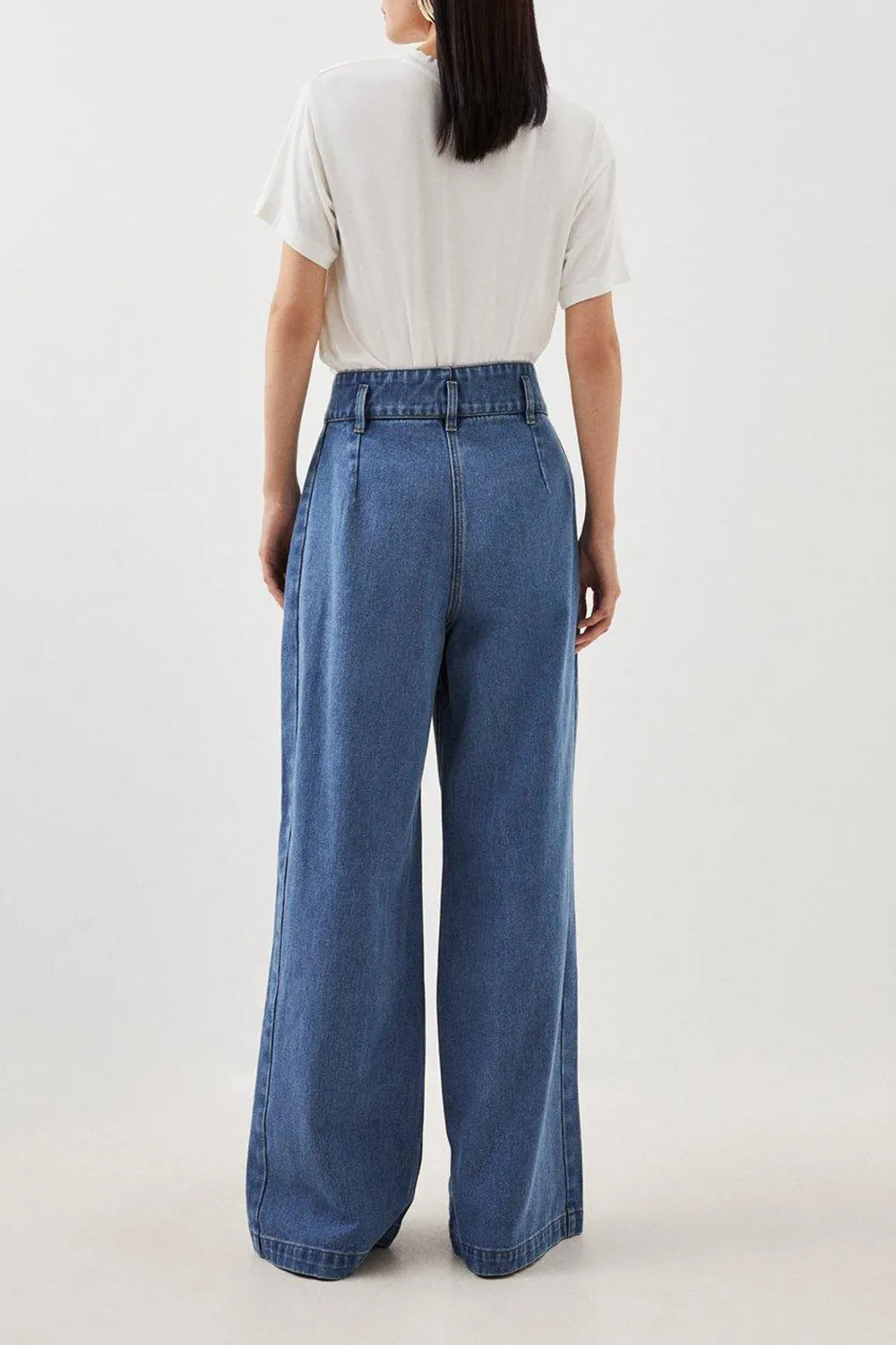 Daily Denim Wide Leg Trousers
