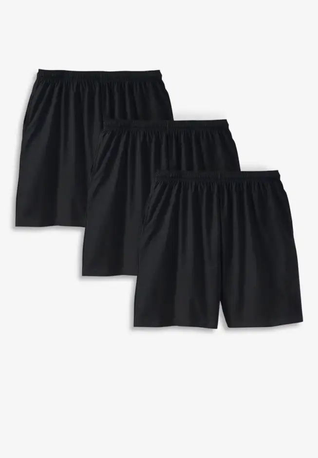 Lightweight Jersey Shorts 3-Pack