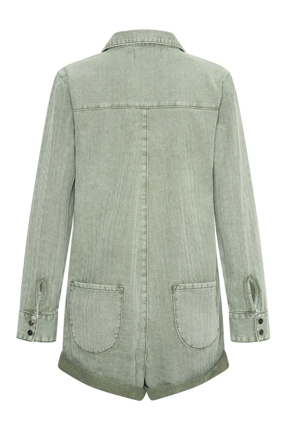 Khaki Loose Soft Comfortable Breathable Jumpsuit