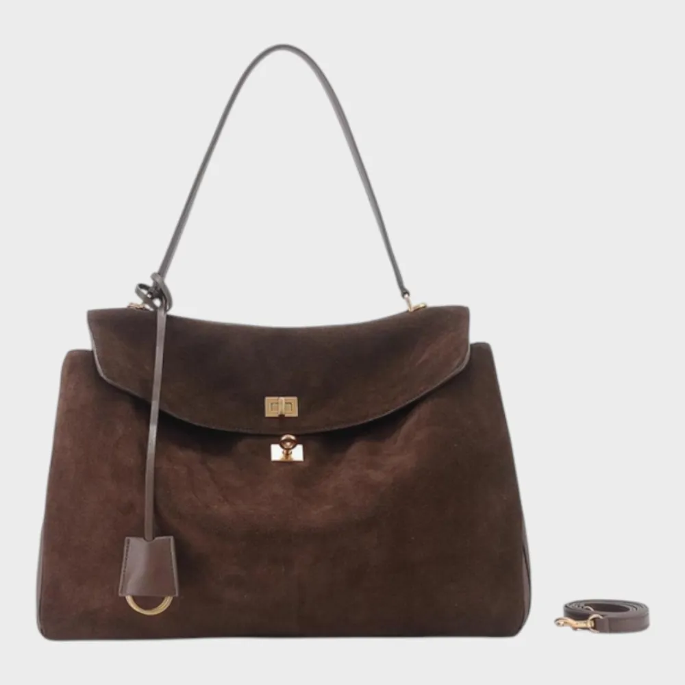 Structured Leather Handbag