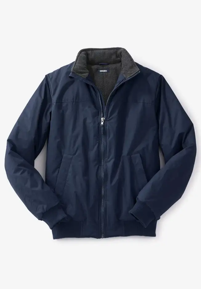 Fleece-Lined Bomber Jacket