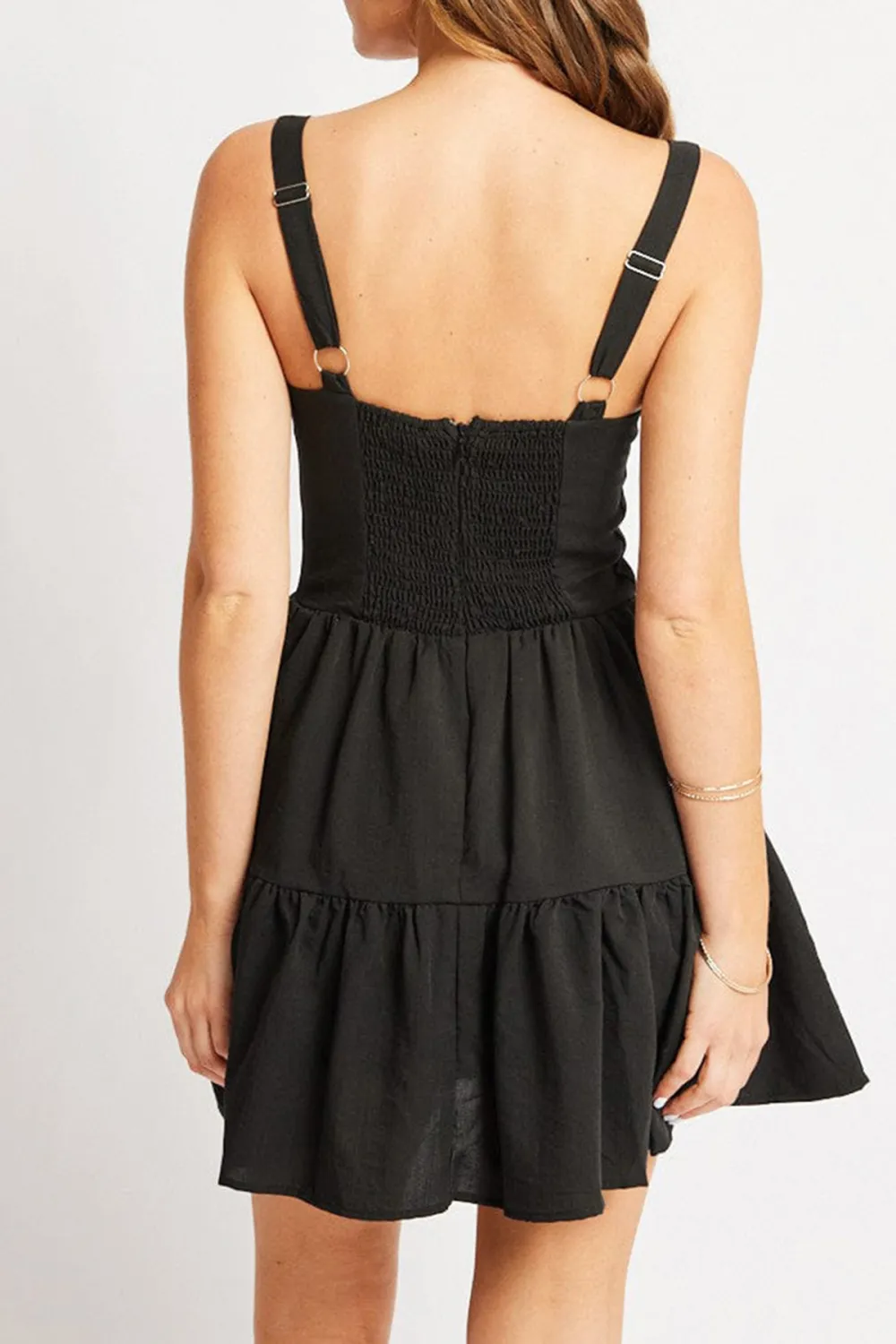 Black Fit And Flare Dress Mini