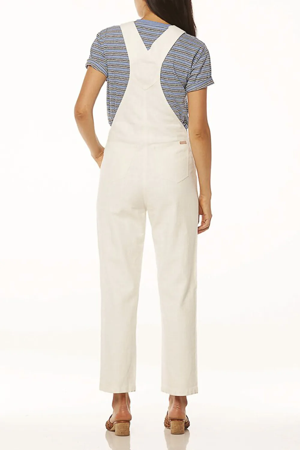 White Daily Commute Comfortable Breathable Jumpsuit