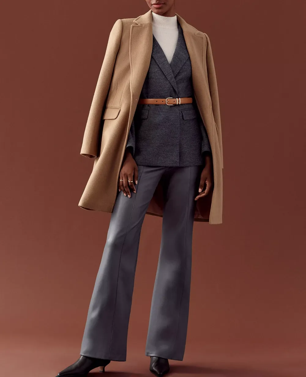 The Faux Leather Trouser