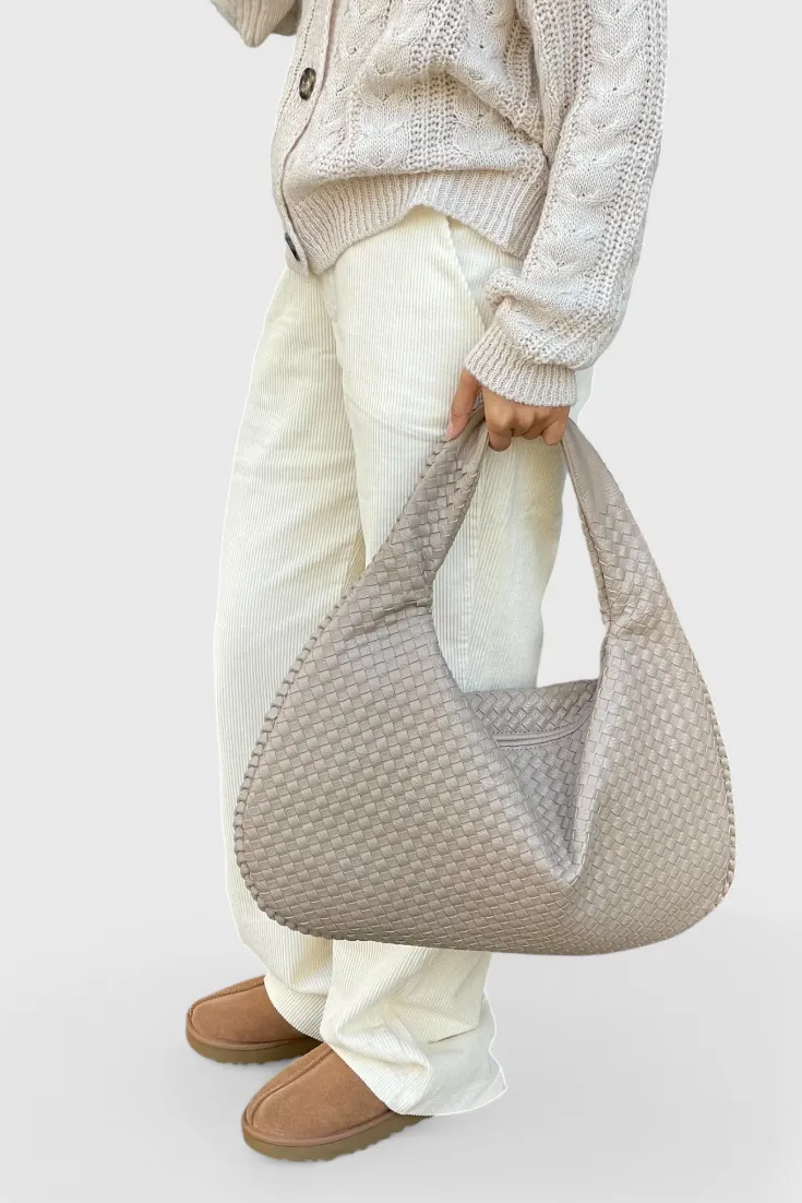 Pleated Shoulder Bag