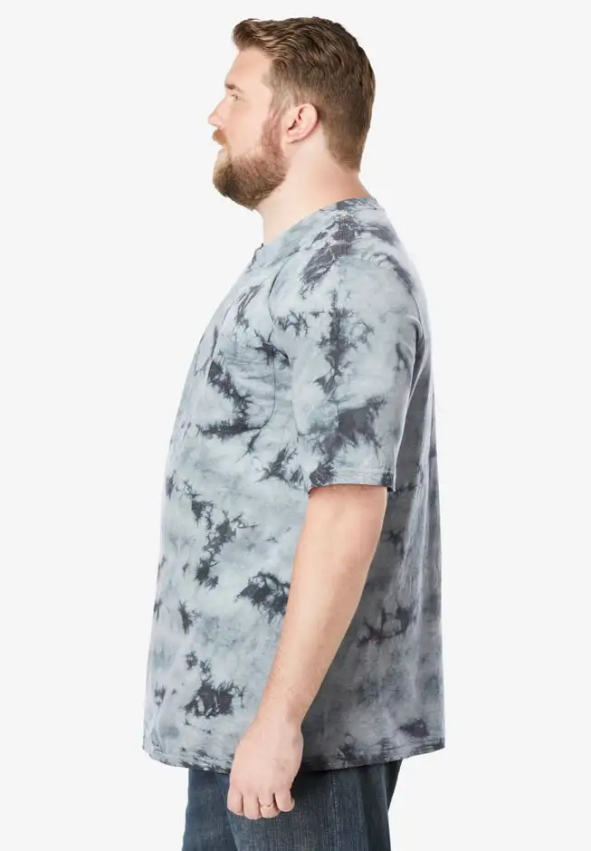 Shrink-Less Lightweight Pocket Crewneck T-Shirt