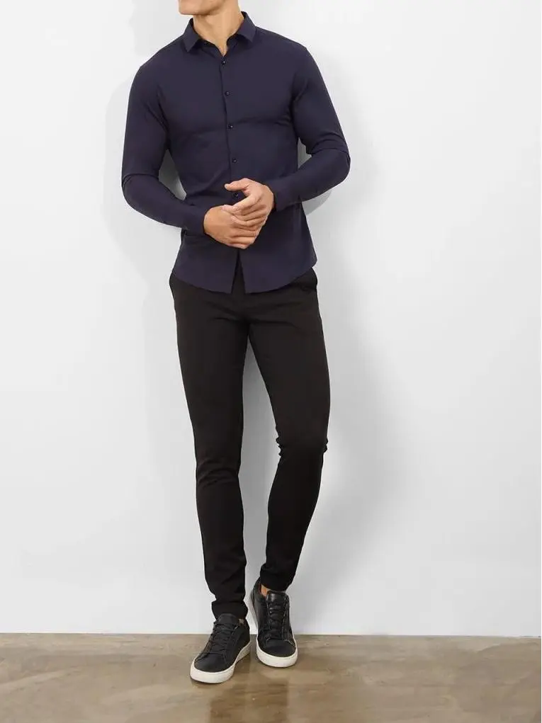 Mid Blue Soft Comfortable  Blouse