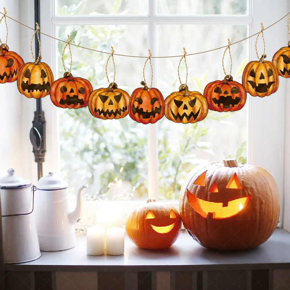 2023 Halloween Pumpkin Ornaments Pumpkin Pendants Halloween Decoration For Home Kids Favors Happy Halloween Party Decor