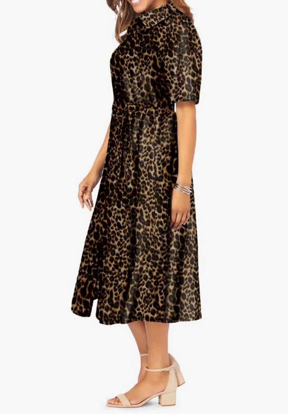 Long Flared Dress