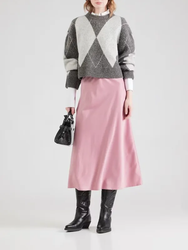 Smooth Fabric Casual Style Skirt