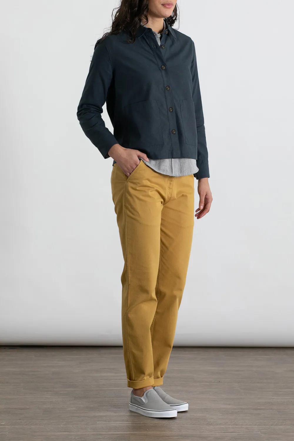 The Daily Button Front Overshirt