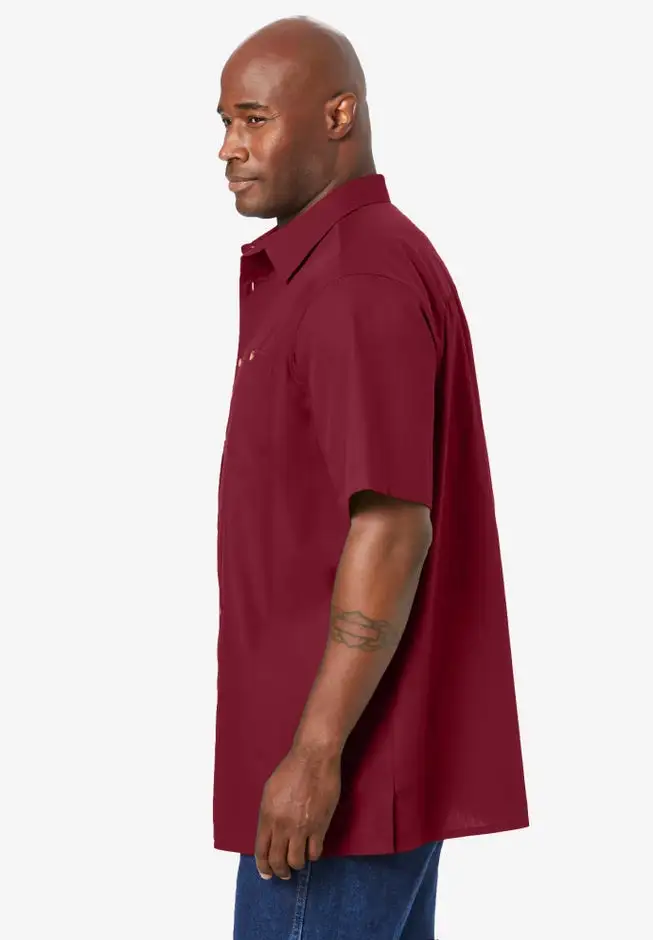 Short-Sleeve Pocket Sport Shirt